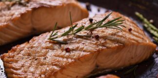 Lass den Lachs weg